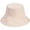 Khaki, variant on CoCopeaunts Women Large Bucket Hat Wide Brim Daisies Embroidery Double-Sided Fisherman Hat with Wind Rope Outdoor Sunscreen