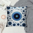 thumbnail image 2 of HENGT Evil Eye Boho Pillow Case Square Pillowcase Soft Throw Pillow Cover Home Decor for Living Room Couch Sofa Car Cushion Cover 18"X 18", 2 of 5
