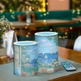 thumbnail image 3 of Yayeee Flameless Candles with Remote Flickering Battery Operated Multi Color Changing, Sea Window, 3 of 7