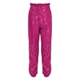 thumbnail image 7 of UJNDER Carnival Women's Sequin Casual Pants Party Fashion High Waist Drawstring Leggings Style Hot Pink XXL, 7 of 7