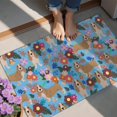 thumbnail image 4 of Basset Hound Dog and Flower Door Rugs,Washable Non Slip Door Mats Indoor,Decorative Door Mats,Entry Mat Indoor for Entrance,Bedroom,Kitchen,Bathroom,20"x32", 4 of 6