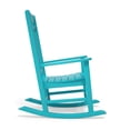 thumbnail image 5 of TORVA Patio Rocking Chairs, All Weather High Back Porch Glider Outdoor Garden Rocker, Turquoise, 5 of 6