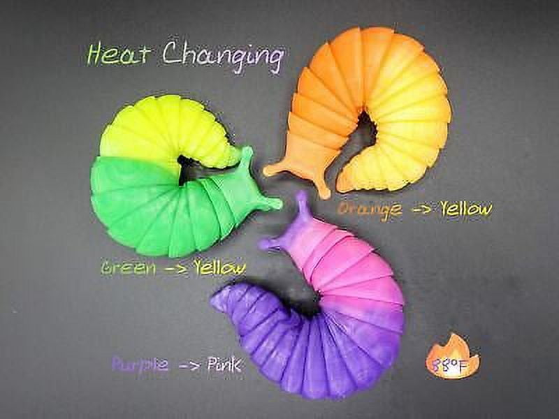 Clever Contraptions Articulating Fidget Slug and Bowl | Flexible Desk Companion for Adults