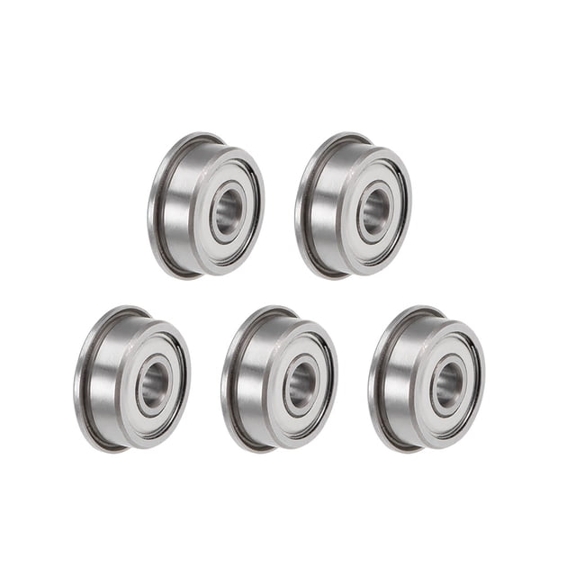 Roulement à Billes à Bride F624ZZ, 4x13x5 Roulements Chromés Blindés 10pcs