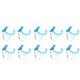 thumbnail image 1 of 10Pcs PU Anti Static Wrist Strap Elastic Adjustable Electrostatic Bracelet Wristband ESD Supplies, 1 of 5