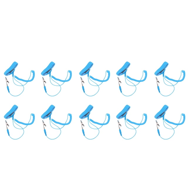 Anti Static Wrist Strap, 10Pcs PU Anti Static Anti Static Wristband Adjustable Comfortable For Human Body Remove Static