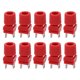 thumbnail image 1 of 10 Pcs Power Terminal 300 to 500W Pure Copper Inverter 13mm Power Supply Terminal M4 TerminalRed, 1 of 5