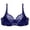 Blue, variant on Bras for Women Bra Lace Designer with Double Front Detailing for Everyday Comfort and Support Black 40