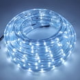 thumbnail image 3 of Guirnalda de luces LED de neón multicolor de 220 V y 240 V con forma de cuerda, resistente al agua, para exteriores, jardín y enchufe europeo, 3 of 5