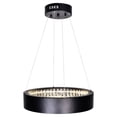 thumbnail image 1 of CWI Lighting Rosalina Lustre LED avec Finition Noire Mate, 1 of 2