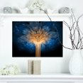 thumbnail image 1 of Fleur Dragon Bleu 3D Fractale - Impression sur Toile Abstraite, 1 of 3