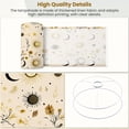 thumbnail image 4 of Lampshades 2 Pack Sun Moon Celestial Floral Gold Black Beige Boho Astrology 13"x13"x10" Light Shade for Table Lamps Floor Lamp Shades Lampshade Replacement Easy Assembly, 4 of 8