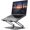 2-Black, variant on Lamicall Adjustable Laptop Stand,Portable Laptop Riser,Aluminum Laptop Stand for Desk Foldable,Ergonomic Computer Notebook Holder for MacBook Air Pro HP, Office Desk Accessories (10-17.3'')- Silver
