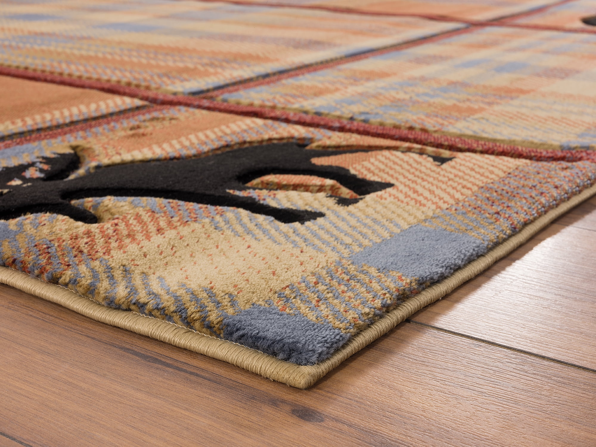 United Weavers of America Lodge Plaid Loomed Area Rug, 1.83' x 2.67'