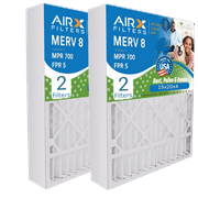19x20x4 Air Filter MERV 8 Comparable to MPR 700 & FPR 5 Compatible with Bryant Carrier FILXXFNC-0021 FNCCAB0021 Premium USA Made 19x20x4 Furnace Filter 2 Pack by AIRX FILTERS WICKED CLEAN AIR.