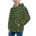 thumbnail image 2 of Pofeuu Cartoon Fox 1 Print Teenage Zipper Hoodie Sweatshirts Hooded Casual Jackets With Pocket For Boys Girls-Medium, 2 of 6