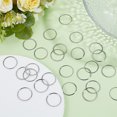thumbnail image 4 of 80pcs 304 Stainless Steel Linking Rings Ring Shape Stainless Steel color 20x0.5mm Inner Diameter: 17.5mm, 4 of 5