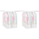 thumbnail image 1 of Fundas A Prueba Polvo Cubierta Antipolvo Transparente Portátil para Ropa (M) 2 Uds., 1 of 9