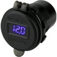 thumbnail image 2 of Sea-Dog Round USB & USB-C Power Socket w/Hidden Voltmeter | Bundle of 10, 2 of 2