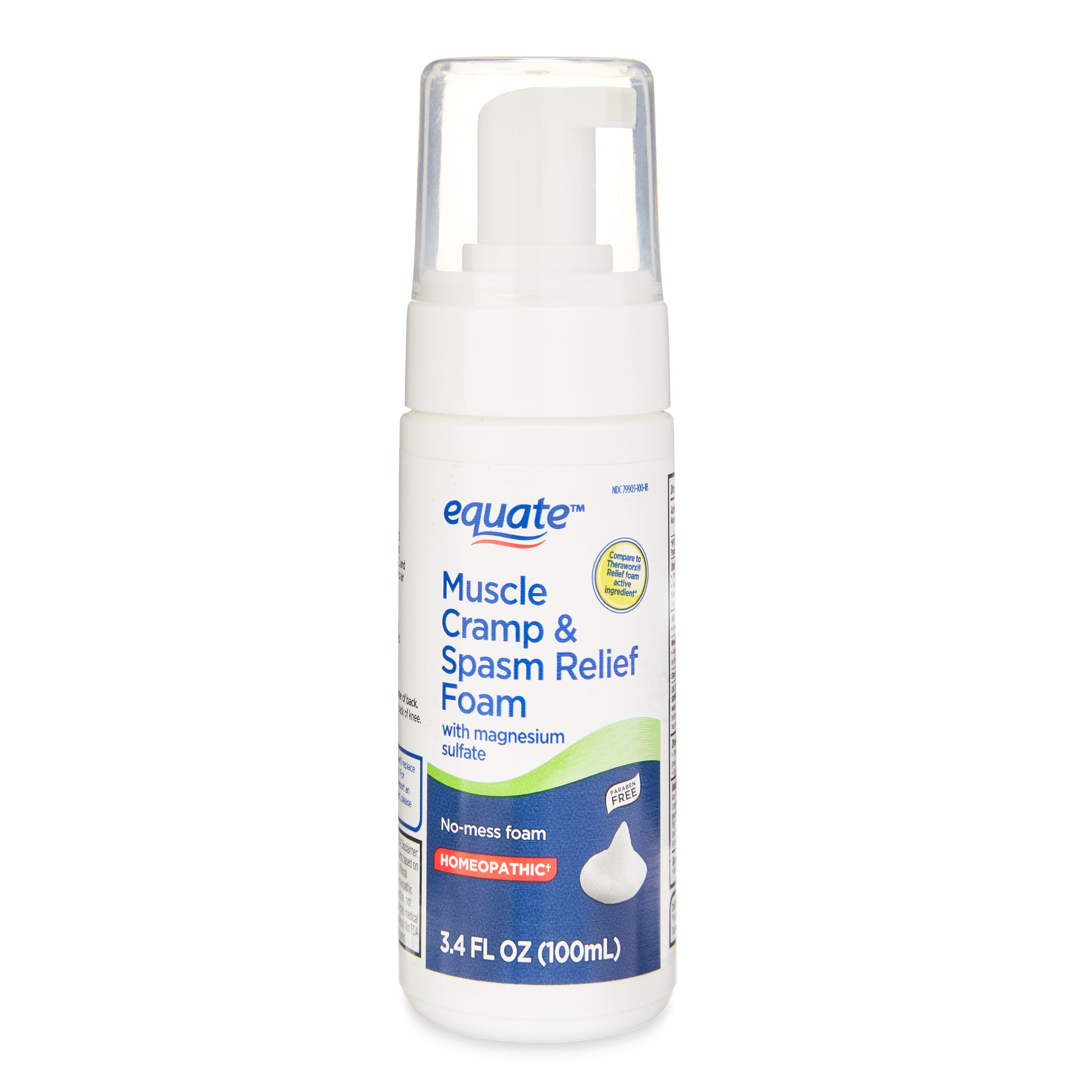 Equate Muscle Cramp & Spasm Relief Foam, 3.4 fl oz