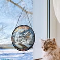 thumbnail image 5 of Christmas House Stained Glass Suncatcher, Christmas House, Christmas House Decor, Christmas Stained Glass Suncatcher Decorations for Window, Christmas SwPWlu, 5 of 5