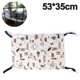 thumbnail image 1 of Hamaca colgante para gatos, hamaca para mascotas para jaula, cama ajustable para gatos, dos lados, cómoda/impermeable, almohadilla para dormir para gatos, perros pequeños, conejos u otros animales, 1 of 8