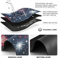 thumbnail image 3 of Patriotic Memorial Independence Day Dish Drying Mat Fireworks for Kitchen Counter Absorbent Microfiber Drying Pad Dish Mats for Kitchen Countertops 18x16 Inch,Medium, 3 of 6