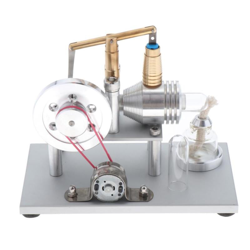 Steam Heat Stirling Engine Electricity Generator Scientific Experiment Model