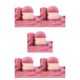thumbnail image 2 of Bearachild 50g 20g Bufandas Tejer a mano Juego de bolas de hilo Sombrero Calcetines Kit de hilo de ganchillo 2 hilos Suministros de tejido de Rosado melocotón oscuro 5Conjunto, 2 of 6