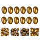 thumbnail image 5 of 12 piezas de juguetes decorativos de cáscara de huevo huevos de pascua de pascua empacando cáscaras de huevo (doradas), 5 of 6
