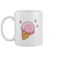 thumbnail image 1 of Cartoon Ice Cream In Waffle Cone Mug -Image by Shutterstock, 1 of 3