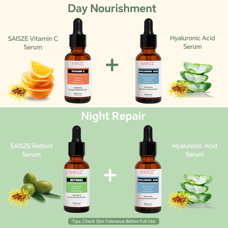 Saisze Vitamin C Serum Kit Face Serum Facial Serum Anti Aging for