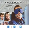 thumbnail image 3 of LIGHTIMETUNNEL Auriculares para Dormir, Máscara para Dormir Bluetooth 3D, Auriculares para Dormir Lavables con Altavoces Estéreo Ultra Finos Micrófono Manos Libres para Insomnio Viajes Color Azul, 3 of 5