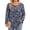 Black-Navy-Floral, variant on Plus Size Womens Blouses Long Sleeve Floral Tunic Tops Henley Neck Flowy Fall Shirts