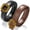 Black+Brown, variant on Timarkment 2Pcs Belts for Women Womens Belt with Pin Buckle Leather Belts for Women Jeans Dresses Black and Brown Belt
