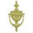 thumbnail image 2 of Deltana DKR75U3 Rustic Victorian 8" Tall Solid Brass Drop Bail Door Knocker - Brass, 2 of 2