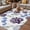 Purple Blue, variant on Jellyfish Coral Coastal Outdoor Rug for Patio/Deck/Porch, Non-Slip Large Area Rug 3 x 5 Ft, Nautical Summer Beach Ocean Sea Indoor Outdoor Rugs Washable Area Rugs, Camping Rug Carpet Runner