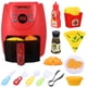 thumbnail image 5 of Juego de freidora de aire con comida que cambia de Color, juego de cocina, juguete de simulación para regalo de cumpleaños, 1 Juego, 5 of 7