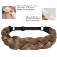 thumbnail image 3 of 1pcs Synthetic Ribbon Hair Braids with Adjustable Belt Braided Bohemian Style Women's Hairstyle, 3 of 5
