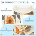 thumbnail image 2 of FORMRS Boys Rash Guard Short Sleeves Swim Shirt Quick Dry UPF 50+ Sun Protection, Sizes 3-12T, Watercolor Sunflowers and Leaves, 2 of 6