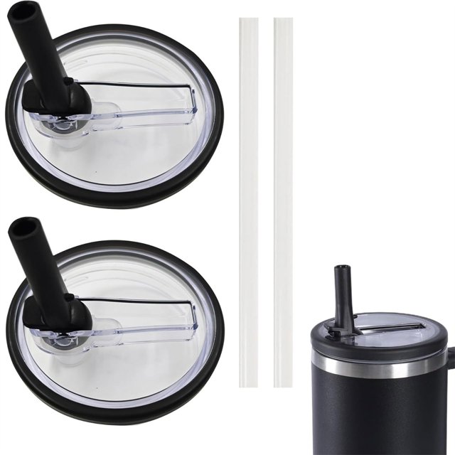 Yttmshdga Verre&Bouteille 40 Oz Couvercle Rabattable de Remplacement Anti-Déversement Réutilisable