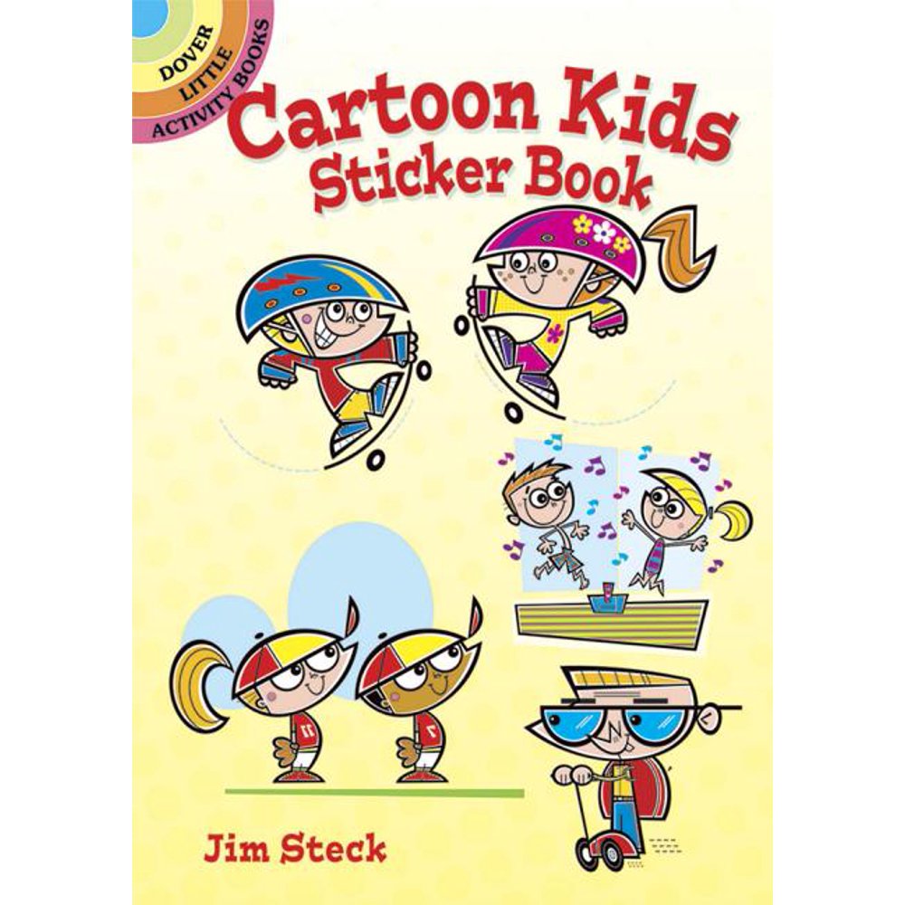 Cartoon Kids Sticker Book