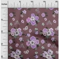 thumbnail image 1 of oneOone Georgette Viscose Wine Fabric Florals Dress Material Fabric Print Fabric By The Yard 42 Inch Wide, 1 of 4