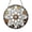 Acrylic 3.5 Inch, variant on Stained Glass Style Floral Circle Panel, Decorative Window Hanging for Classic Home Decor
