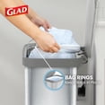 thumbnail image 6 of Glad Step Trash Can, Series 2 Soft Close Garbage Bin with Odor Protection, 20 Gal, Silver, 6 of 12