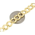 thumbnail image 4 of Mens Solid 10K Yellow Gold Cuban Curb Link Chain Necklace 9.5MM 26 Inches, 4 of 5