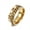 golden, variant on LISM Gothic Roman Numerals Anxiety Ring for Men Women y2k Jewelry Design Chain Rings for Teens Rotatable Rings 2022 Trend Aestethic