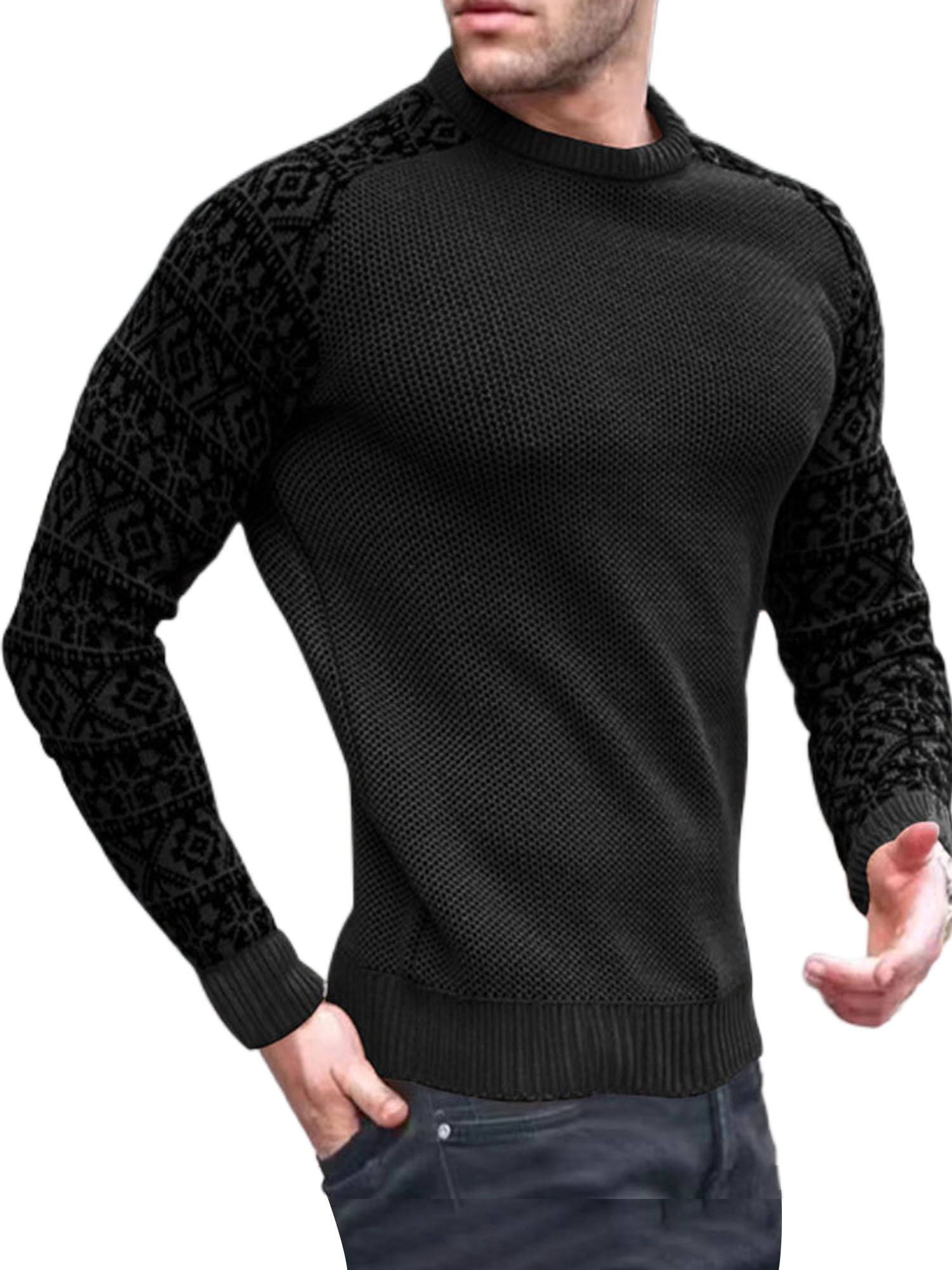 MAWCLOS Mens Cozy Long Sleeve Pullover 