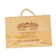 thumbnail image 3 of Cajas de vino de madera con asas Portador decorativo de vino Sostiene seis botellas Caja de regalo de vino festivo, 3 of 9