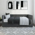 DHP Daybed with Storage, Grey Linen